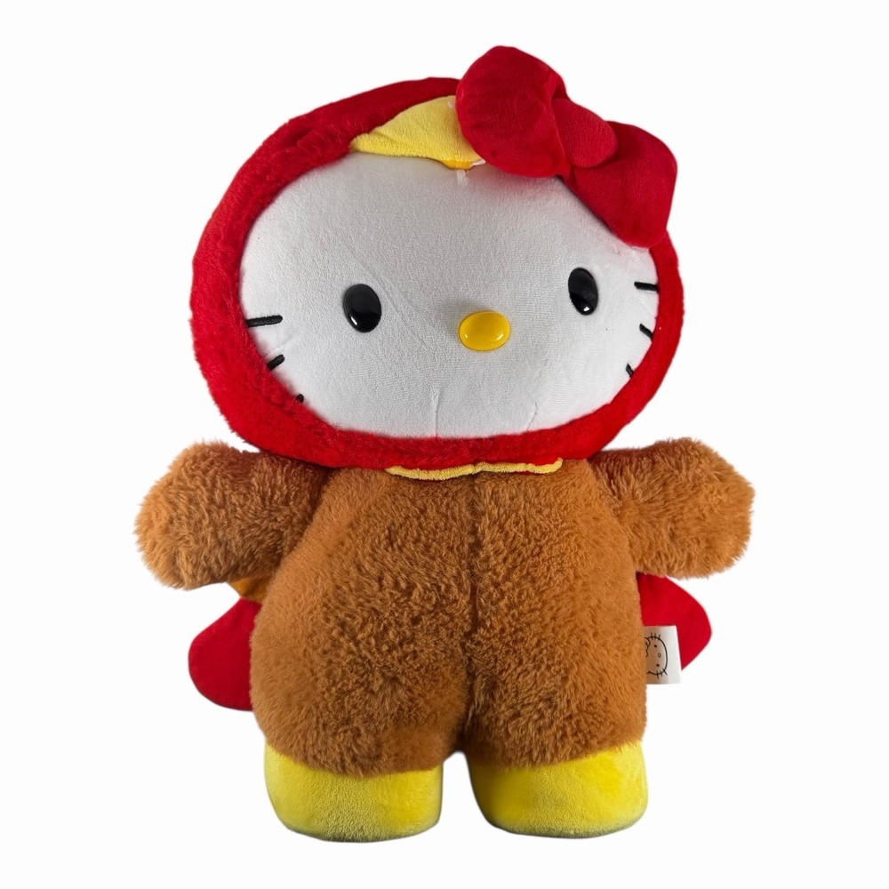 Sanrio Hello Kitty 18" Thanksgiving Harvest Fall Autumn Turkey Plush Greeter